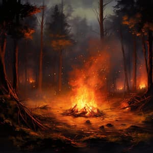 Hearthside Dreams: Gentle Fire Sounds for Sleep - Monorie