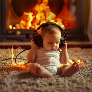 Fire's Cradle Song: Baby Sleep Melodies - Lullaby Piano Baby