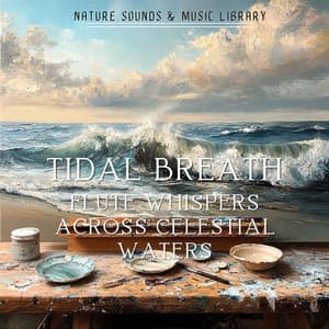 Tidal Breath: Flute Whispers Across Celestial Waters - Nature Sounds & Music Library