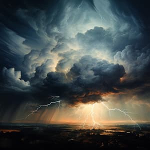 Trueno Sereno: Sonidos Relajantes De La Tormenta De La Naturaleza - Sonidos de ducha