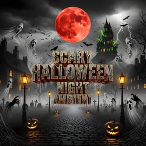 Screams & Creepy Haunted Forest Ambience - Scary Halloween Night Ambient