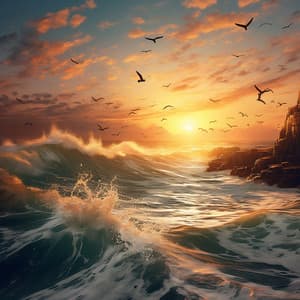 Olas Oceánicas Para Trabajo Binaural: Flujo Eficiente - Latidos binaurales Soledad