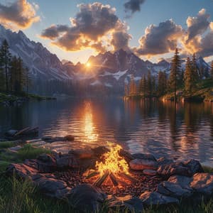 Armonía Del Yoga Con Fuego Binaural - Televisión de la naturaleza