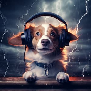 Thunder Walks: Canine Relaxation Melodies - Relaxing Dog Music Playlists