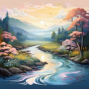 Music For Flowing Through The Day's Rhythm - Background Relaxing Vibes