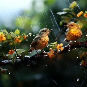 La Lluvia De La Naturaleza Se Une Al Coro Del Canto De Los Pájaros - El puente de un carril