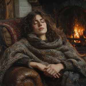 Canción De Cuna De Brasas: Melodías Tranquilas Para Dormir Con Fuego - Tranquilo Café Música