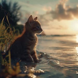 Aguas Tranquilas: Serenidad Del Arroyo Para Gatos - Estudio de música para gatos