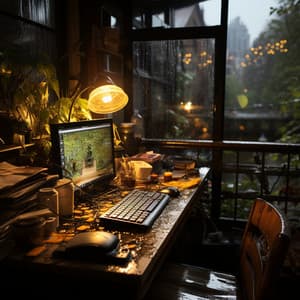 Concentración De Lluvia: Foco De Resonancia Melódica - Luna azul plateada