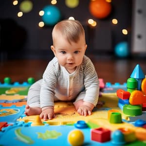 Nuevas Notas Para El Bebé: Música Para El Día Del Bebé - Edad apacible