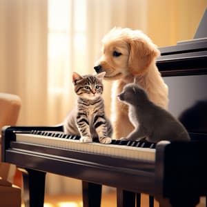 Piano Music Pets: Joyful Companions - Sleepy Pets