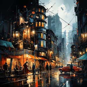 Música Jazz: Paisajes Urbanos De Medianoche - Jazz instrumental relajante