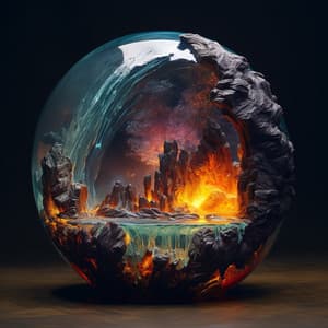 Mystic Thunder Meditation: Serene Melodies for Mindful Reflection - Conscious Sound