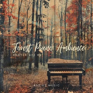 Gentle 432 Hz Forest Piano Ambience - 432 Hz Music