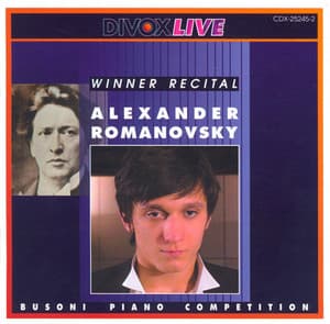 Piano Recital: Romanovsky, Alexander - Bach, J.S. / Haydn, J. / Chopin / Liszt / Prokofiev / Ligeti, G. - Alexander Romanovsky
