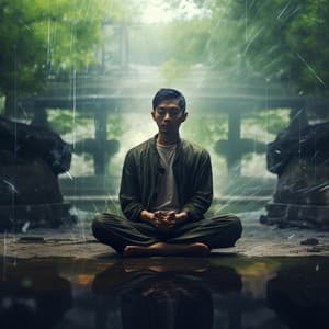 Melodic Rainy Meditation: Serene Rain Meditation Melodies - Morning Chill Out Playlist