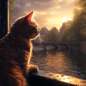 Melodías Felinas De La Lluvia: Lluvia Tranquila - Sonidos esenciales de la naturaleza