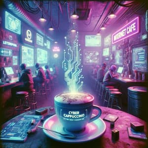 Cyber Cappuccino: Lofi Internet Cafe - Gaming Lofi Mix