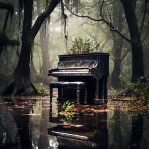 Nana De Piano Lluvioso Para Un Bebé Pacífico - Precipicio