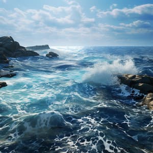 Study with Ocean: Meditation Soundscapes Unfold - Silver Blue Moon