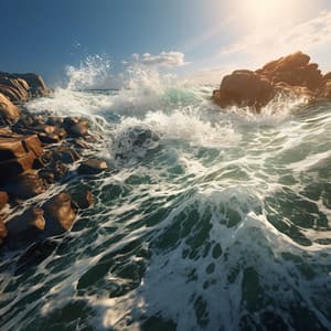 Oceanic Concentration: Gentle Waves for Focus - Mind Harmony