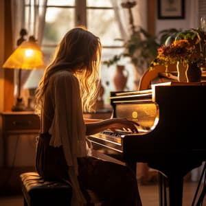 Bocetos Del Amanecer: El Piano Pinta Sueños Dorados En Teclas Que Despiertan - Soñadoras de piano