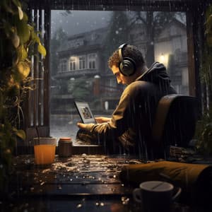 Steady Rain: Study Calm Rhythm - Calming Candy Music