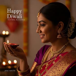 Happy Diwali Festiwal Blessings - Jane Maitri