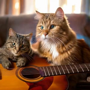 Playful Chords: Guitar Music for Cats - Guitar Music For Kids