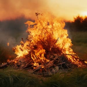 Yoga by the Fire: Binaural Beats for Warm Practice - Alpha Waves Concentration