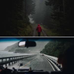 Calm Big Band with Tenor Sax - Bgm for Cozy Thunderstorms - Musica da Lavoro