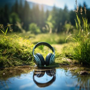Binaural Streams of Serenity: Nature's Elegance Ballad - Instrumental Christian Music