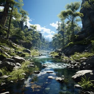 Aguas Melódicas: Soñar Junto Al Arroyo - Sonidos de la Naturaleza Música de la Naturaleza