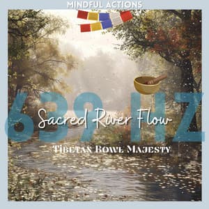 Sacred River Flow: 639 Hz Tibetan Bowl Majesty - Mindful Actions