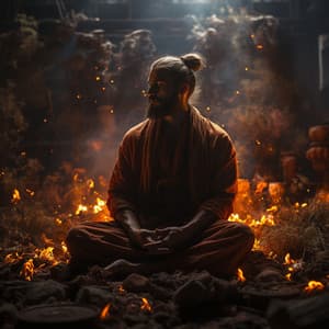 Yoga Con Sonidos De Fuego Binaurales: Calidez Energizante - Ritmos binaurales Tonos para dormir