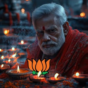 Mahatma Modi Happy Diwali - BJP