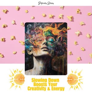 Slowing Down Boosts Your Creativity & Energy - Popcorn Brain