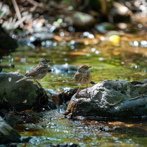 Concentration Boost Binaural Birds Creek and Nature for Study - Working from Home