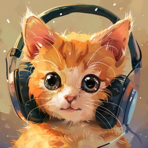 Lofi Cat Cuddles: Feline Harmonies - Kitten Music Therapy