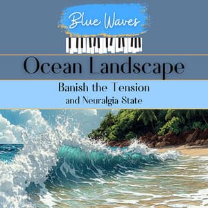 Ocean Landscape: Banish the Tension and Neuralgia State - Blue Waves