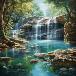 Tranquilidad Melódica De Las Cataratas: Relajación Serena - Sonidos de la Naturaleza JBE