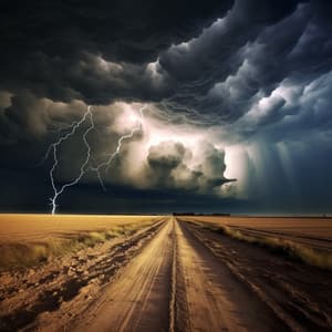 Storm's Gentle Rhythm: Music for Thunder Meditation - Healing Zen Meditation
