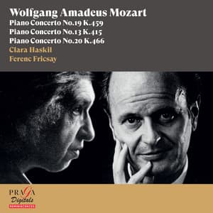 Wolfgang Amadeus Mozart: Piano Concertos No. 19, K. 459, No. 13 K. 415 & No. 20 K. 466 - Wolfgang Amadeus Mozart