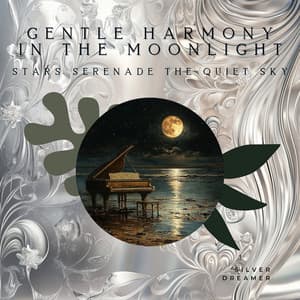 Gentle Harmony in the Moonlight: Stars Serenade the Quiet Sky - Silver Dreamer