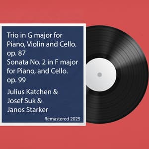 Trio in G major for Piano, Violin and Cello. op. 87 / Sonata No. 2 in F major for Piano, and Cello. op. 99: Remastered 2025 - Johannes Brahms