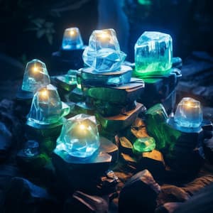 Ember Meditation Melodies: Harmonic Flames Symphony - Nature Radiance