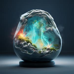 Meditative Thunder Harmonies: Serene Melodies - Natural Awakening