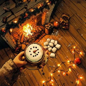 Ember Melodies: Fireside Christmas - Ambient Music Therapy