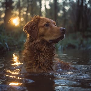 Sonidos Tranquilos Del Río Para La Relajación Del Perro - Olas de música para perros