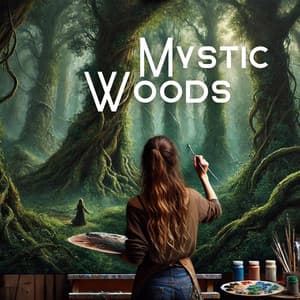 Mystic Woods: Dreamy Backdrop for Painting or Drawing - Calming Sounds